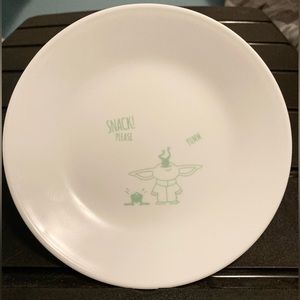 Star Wars Plates Set/6 Grogu Baby Yoda “SNACK! PLEASE YUMM” Dessert READ